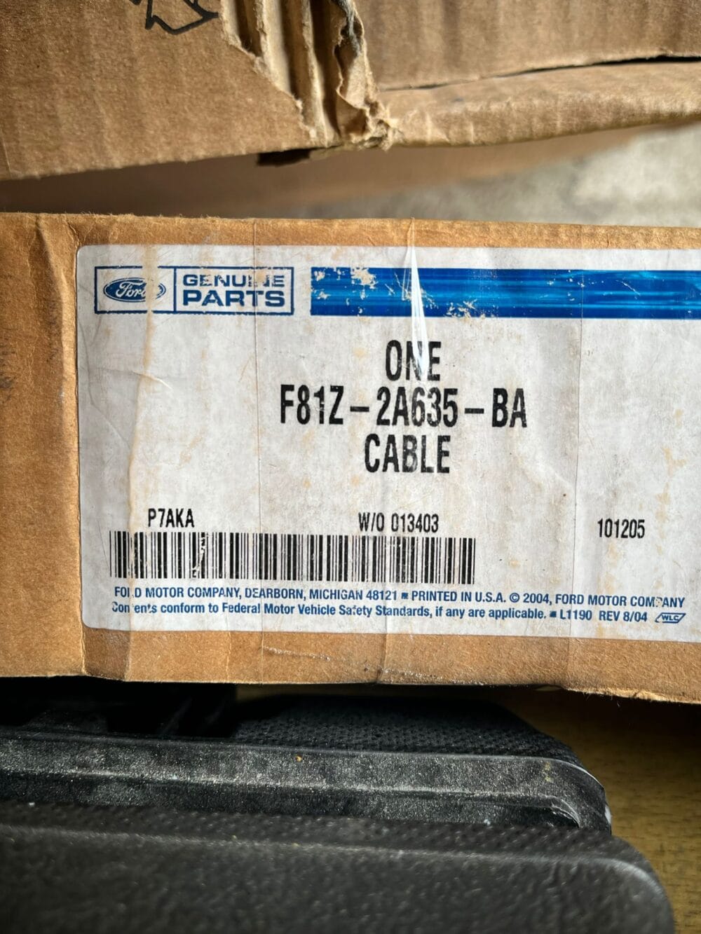 CAVO FRENO STAZIONAMENTO POST DX NUOVO F250/F350 1999/2001