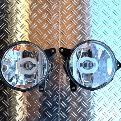 COPPIA FENDINEBBIA LED PER GRIGLIA ANT FORD MUSTANG 2013/2014