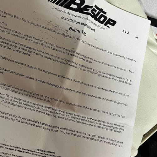 BEST TOP BIKINI TOP PER JEEP